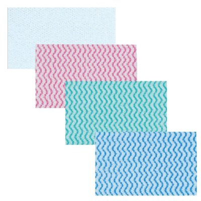 画像1: フジ　スーパーカウンタークロス　60Pｘ6箱　厚手　35ｘ60ｃｍ　白、ピンク、ブルー、グリーン (1)