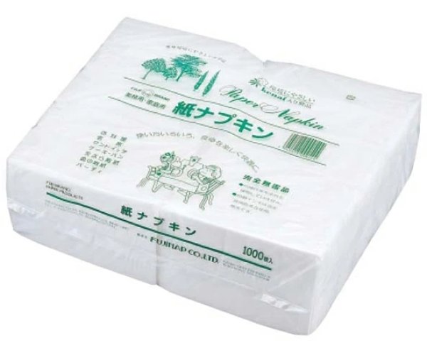 画像1: 紙ナプキン　６折ナプキン白　100Px1000P　計10000枚 (1)