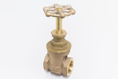 画像1: KSV-205L-50 光明製作所　青銅製仕切弁（ロングスピンドル）　丸(BC)ハンドル　テーパめねじ (1)