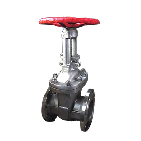 画像1: フランジ形外ねじゲートバルブ　ステンレス　外ねじ仕切弁 S10GOH-150 大和バルブ (1)