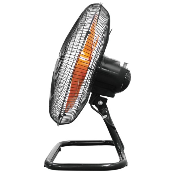 画像2: 広電 CFF453DPB 樹脂羽根45cm据置型工業扇 開放式 単相100V 床置型工場扇 (2)