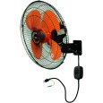 画像1: 広電 CFF453WPB 樹脂羽根45cm壁掛型工業扇 開放式 単相100V 壁掛け工場扇 (1)