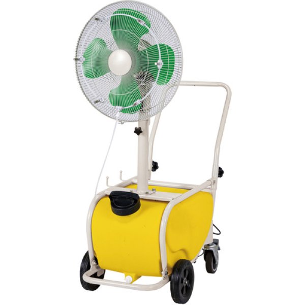 画像1: ナカトミ MISF-45CQ 台車式ミストファン 移動式大型冷風機 45cmハネ仕様 (1)