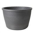 画像1: 信楽焼 陶器風呂 ST-B85 φ1020×H590 T-255 焦ゲ窯変 排水金具HI-01付 | 露天風呂 壺風呂 (1)