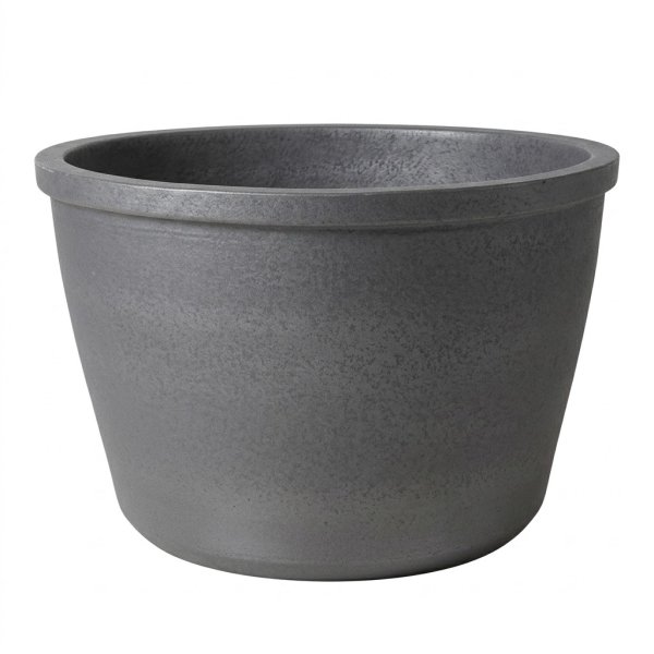 画像1: 信楽焼 陶器風呂 ST-B85 φ1020×H590 T-255 焦ゲ窯変 排水金具HI-01付 | 露天風呂 壺風呂 (1)