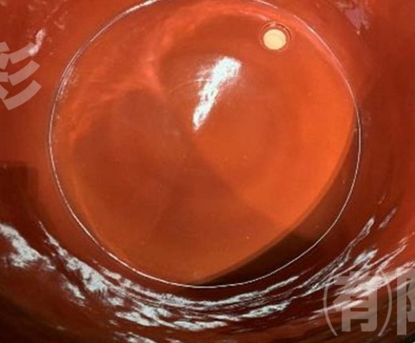 画像2: 信楽焼　陶器風呂　ST-X50　1100パイ×H590　T11 赤黒二彩　HI-05 (2)