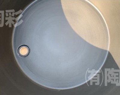 画像2: 信楽焼 陶器風呂 ST-X85 1020パイ×H590 T-29黒マット HI-01 (2)