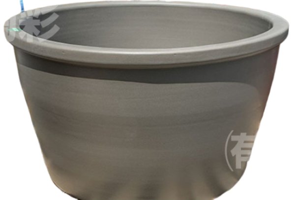 画像1: 信楽焼　陶器風呂　ST-X91　1000パイ×H590　T-6アイビーグレーマット　HI-01 (1)