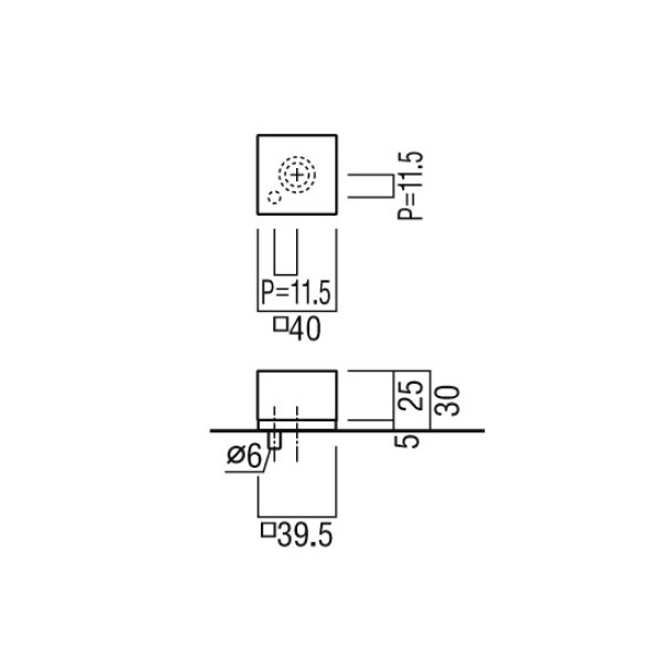 画像2: ユニオン　UT-400-30　プレガノ　ホテル客室ドア用　戸当たり　　 (2)