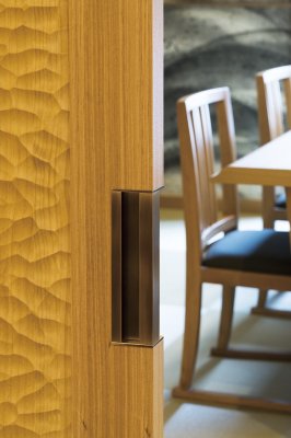 画像5: PRE-W150-01-45-　ユニオン　プレガノ　ホテル客室ドア用　フラッシュプル　スライディングドア　室内建具 引戸/開扉　1ケ (5)