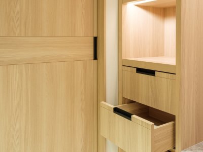 画像3: PRE-W151-02-　ユニオン　プレガノ　ホテル客室ドア用　フラッシュプル　スライディングドア　室内建具 引戸/開扉　1ケ (3)