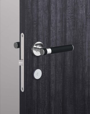 画像5: PRE-W174-01-　ユニオン　プレガノ　ホテル客室ドア用　プレシジョンロック　室内建具 引戸/開扉　1セット（内外） (5)