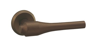 画像1: ユニオン　UL1087-001　プレガノ　ホテル客室ドア用　レバーハンドル　室内建具 引戸/開扉　レバーハンドル＋専用プレート（内外用各1個、錠前含まず） (1)