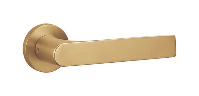 画像1: UL780-505　ユニオン　プレガノ　ホテル客室ドア用　レバーハンドル　室内建具 引戸/開扉　レバーハンドル＋専用プレート（内外用各1個、錠前含まず） (1)