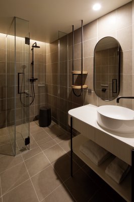 画像5: ユニオン　PRE-B001-02-H300　プレガノ　スツール　ホテル客室用金物　サニタリー バス　 (5)