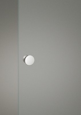 画像1: ユニオン　PRE-G303-01-W-　プレガノ　シャワーブースハンドル　ホテル客室用金物　サニタリー バス　1セット（内外） (1)