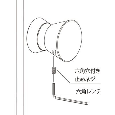 画像4: ユニオン　PRE-G303-02-W-　プレガノ　シャワーブースハンドル　ホテル客室用金物　サニタリー バス　1セット（内外） (4)