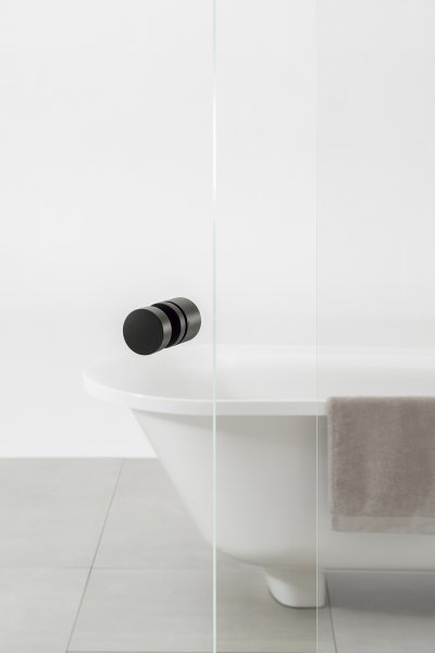 画像3: ユニオン　PRE-G304-01-W-　プレガノ　シャワーブースハンドル　ホテル客室用金物　サニタリー バス　 (3)