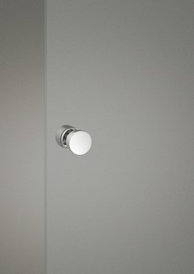 画像1: ユニオン　PRE-G304-01-W-　プレガノ　シャワーブースハンドル　ホテル客室用金物　サニタリー バス　 (1)