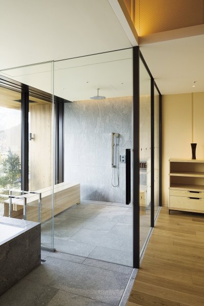 画像3: ユニオン　PRE-G500-02　プレガノ　シャワーブースハンドル　ホテル客室用金物　サニタリー バス　1セット（内外） (3)