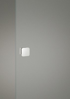 画像1: ユニオン　PRE-G503-01-W　プレガノ　シャワーブースハンドル　ホテル客室用金物　サニタリー バス　1セット（内外） (1)