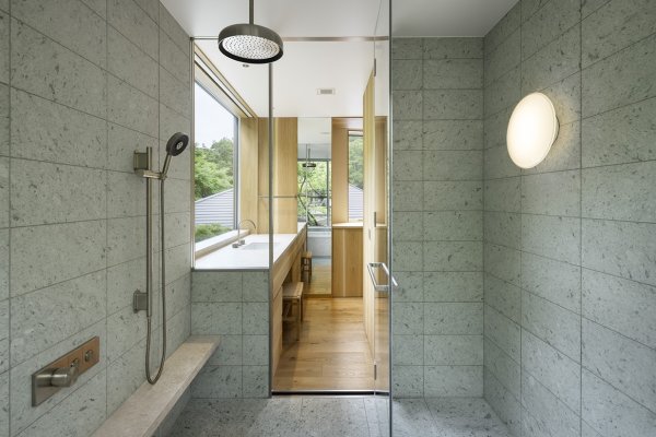 画像4: ユニオン　PRE-G600-001　プレガノ　シャワーブースハンドル　ホテル客室用金物　サニタリー バス　1セット（内外） (4)