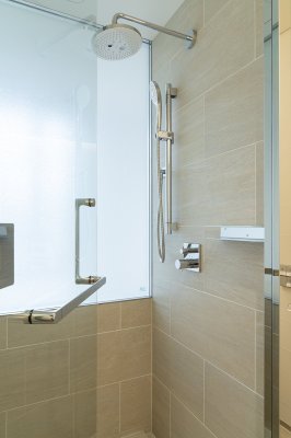 画像4: ユニオン　PRE-G700-001-　プレガノ　シャワーブースハンドル　ホテル客室用金物　サニタリー バス　1セット（内外） (4)