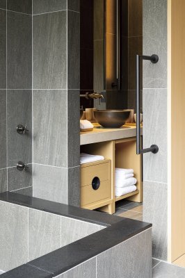 画像4: ユニオン　PRE-HB310-02-　プレガノ　浴室手摺　ホテル客室用金物　サニタリー バス　 (4)