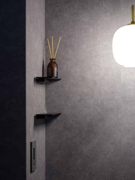 画像2: ユニオン　PRE-S520-02　プレガノ　ソープシェルフ　ホテル客室用金物　サニタリー バス　 (2)