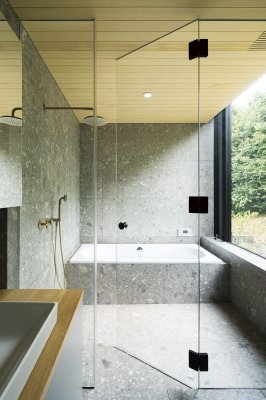 画像3: ユニオン　PRE-UBP5006-02-　プレガノ　ガラスドア用蝶番　ホテル客室用金物　サニタリー バス　 (3)