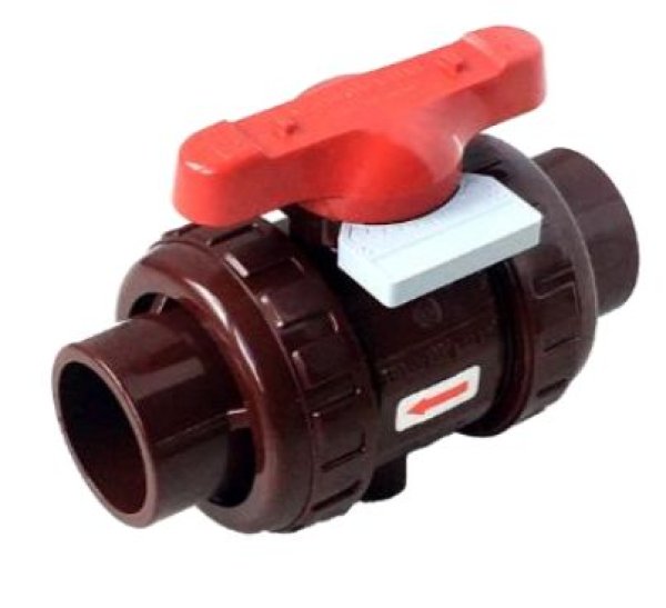 画像1: 旭有機材 21型ボールバルブ C-PVC/EPDM ソケット形 V21LVCESJ 耐熱 各サイズ (1)
