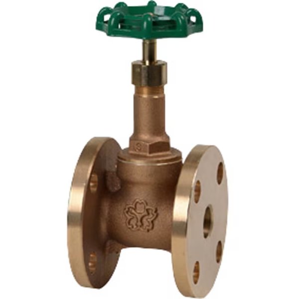 画像1: 10K ゲートバルブ 青銅・黄銅バルブ フランジ B10FG-15 大和バルブ (1)