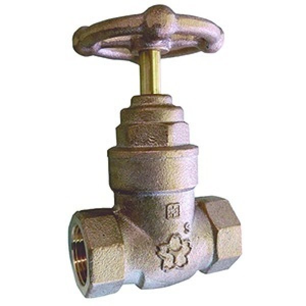 画像1: 10K 埋設用ゲート 青銅バルブ ねじ込み B10MGN-25 大和バルブ (1)