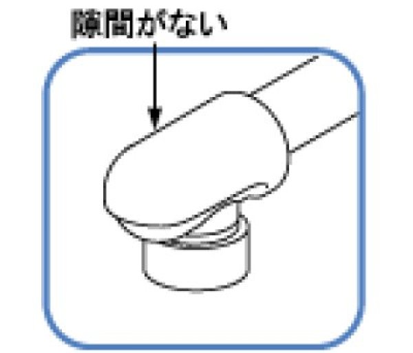 画像3: A-1899 LIXIL(INAX) キッチン水栓用 断熱キャップ (補修部品)  (3)