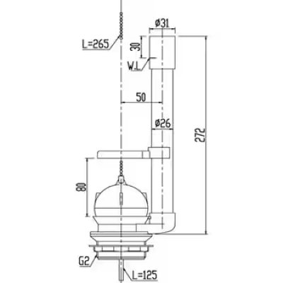 画像3: PK-TF-811C(240) フロート弁 【INAX】 (3)