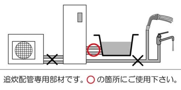 画像3: ミヤコ UB15L ホース用ユニットバス貫通継手 L型 エルボ 浴室配管部材 MIYAKO (3)