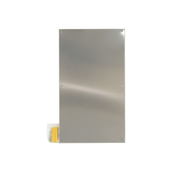 画像1: リビラック SB2238-N  外壁貫通化粧カバーSUS製(穴なし)  220ｘ380mm (1)