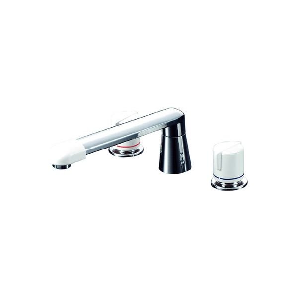 画像1: 長府製作所（KVK）　KM83CUCF　2ハンドル混合栓 (1)