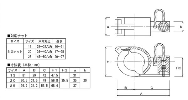 画像5: 水道メーター盗難防止器具　アウス メーターナットホルダー MNH (13A・20A・25A)  専用キー別売 AWES (5)