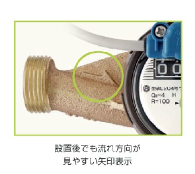 画像7: MD30【愛知時計電機】パルス出力式乾式水道メーター(パッキン付き) (7)