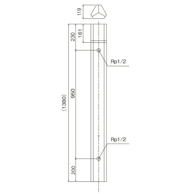 画像2: GP22BB　PRIZMII　水生活製作所　水電柱（ブラック・100V）電気が使える水栓柱 (2)