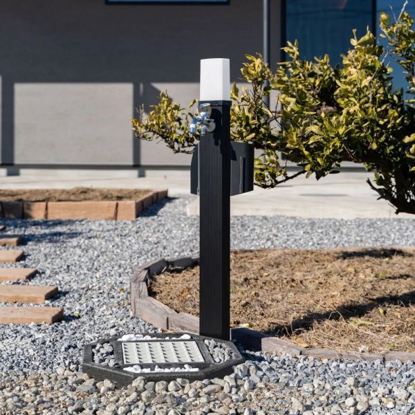 画像3: GP22BB　PRIZMII　水生活製作所　水電柱（ブラック・100V）電気が使える水栓柱 (3)