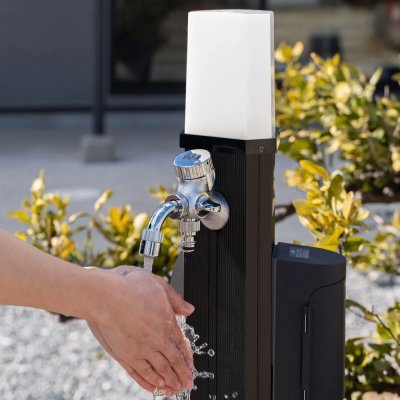 画像4: GP22BB　PRIZMII　水生活製作所　水電柱（ブラック・100V）電気が使える水栓柱 (4)