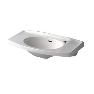 画像1: L270D  【TOTO】  壁掛カウンター付洗面器(陶器部のみ） (1)