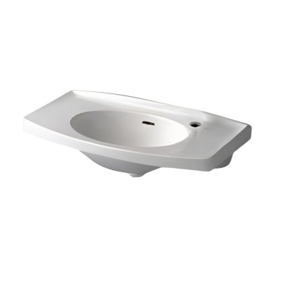 画像1: L270D  【TOTO】  壁掛カウンター付洗面器(陶器部のみ） (1)