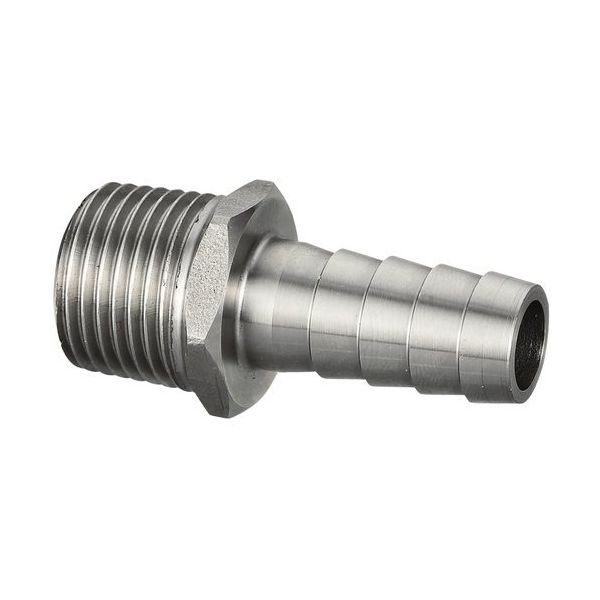 画像1: SFHN　オンダ製作所　ステンレス　六角ホースニップル　304系　 (1)