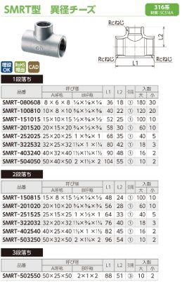 画像2: SMRT-50　オンダ製作所　ステンレス　ストリートエルボ　316系　 (2)