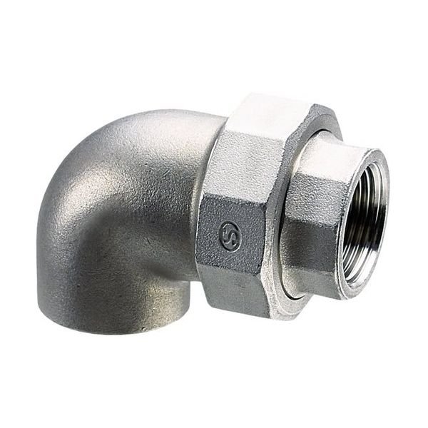 画像1: SMUL　オンダ製作所　ステンレス　ユニオンエルボ　316系　 (1)