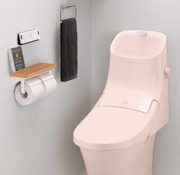 画像5: CF-AA64KU LL LIXIL 木製棚付2連紙巻器 クリエラスク CF-A63KU後継品 トイレットペーパーホルダー おしゃれ (5)