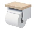 画像1: YH501FMR TOTO 棚付紙巻器 木質棚 1連 シングル 旧YH501FM後継品 (1)